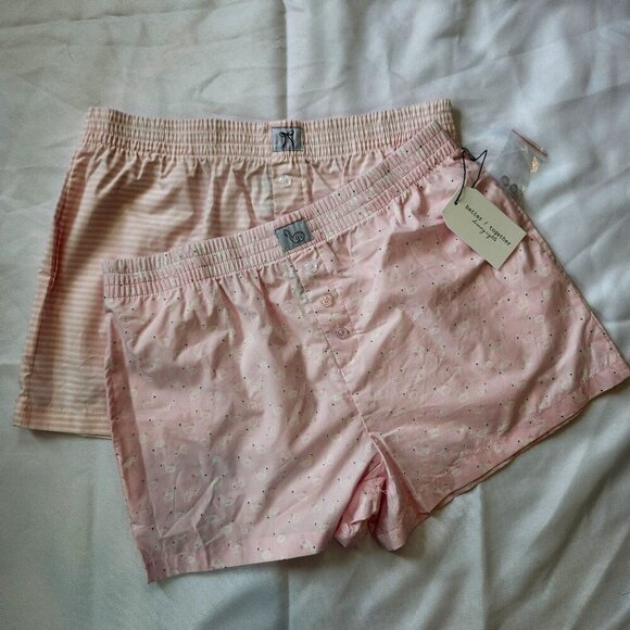 Better Together 100% Cotton Sleep Short Set Pajama Bottoms Size Medium NWT - Picture 1 of 16
